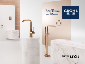 Odkryj armaturę GROHE w trzech wspaniałych kolorach i stwórz łazienkę, która olśni Twojego klienta 